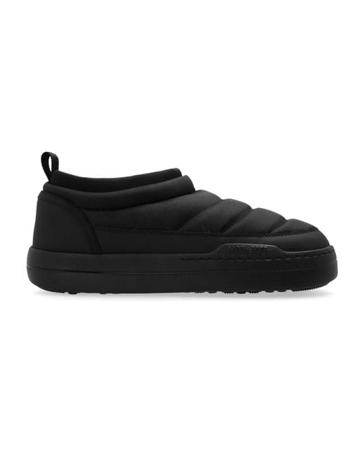 Winter Boots Moon Boot de hombre de color Black
