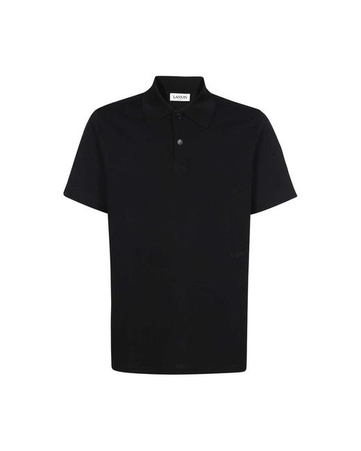 Lanvin Black Polo Shirts for men