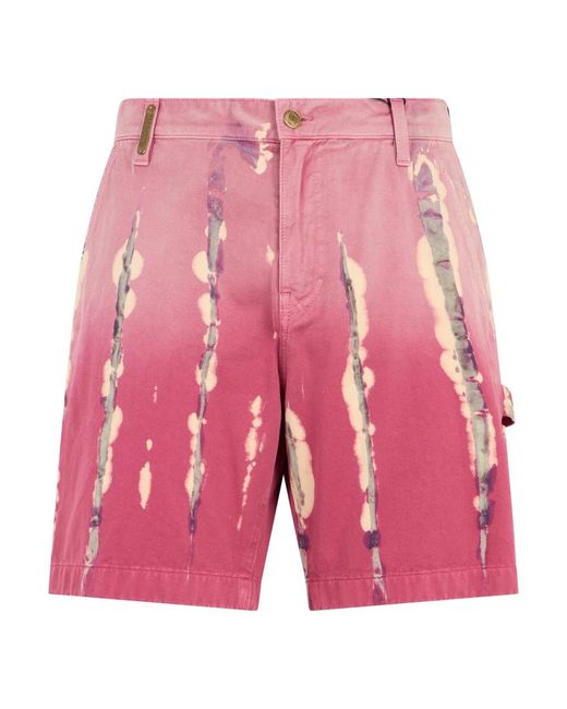 Moschino Lange Vervaagde Roze Broek in het Pink voor heren