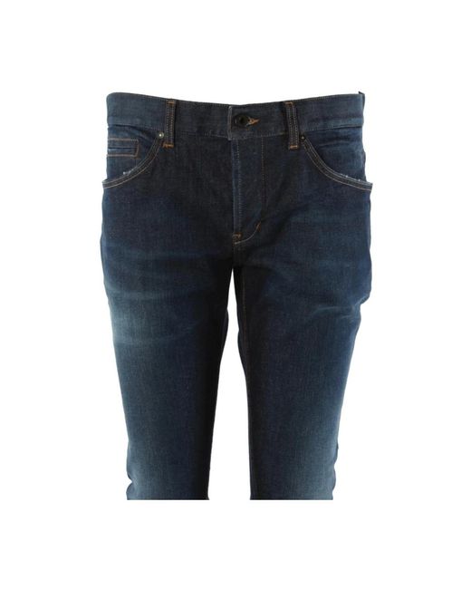Dondup Blue Slim Fit Jeans for men