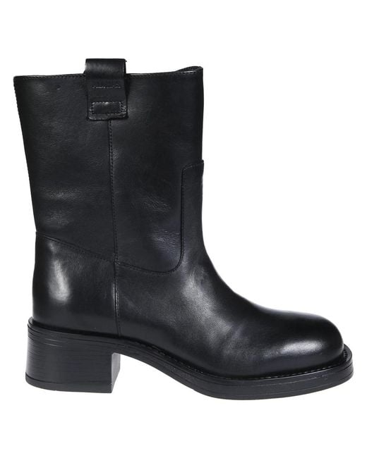 Alohas Black Heeled Boots