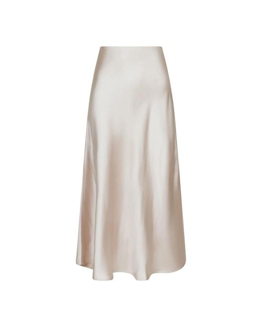 Neo Noir Midi Skirts in het White