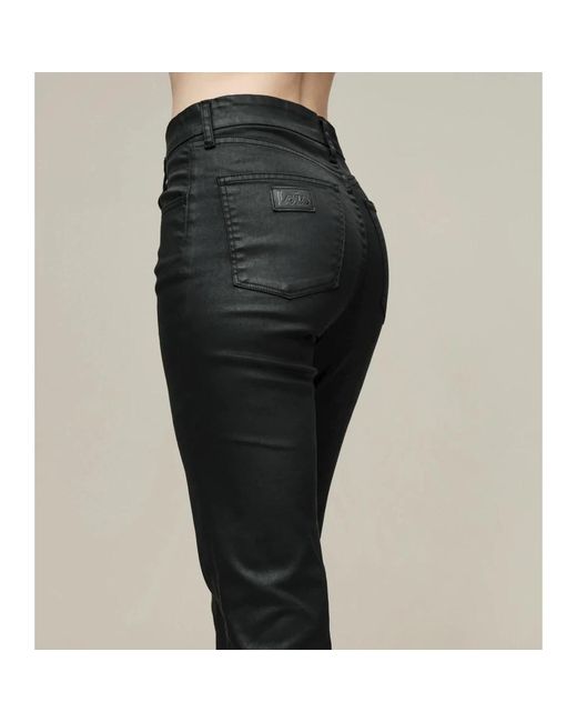 Lois Black Straight Fit Jeans
