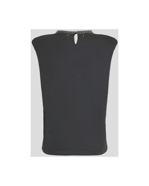 Golden Goose Deluxe Brand Black Baumwoll-top ohne ärmel