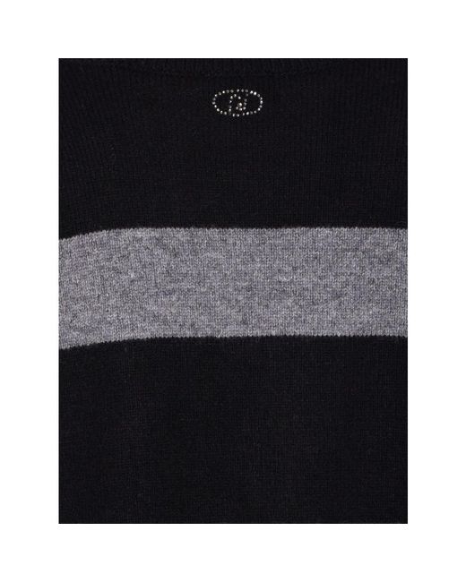 Liu Jo Black V-Neck Knitwear