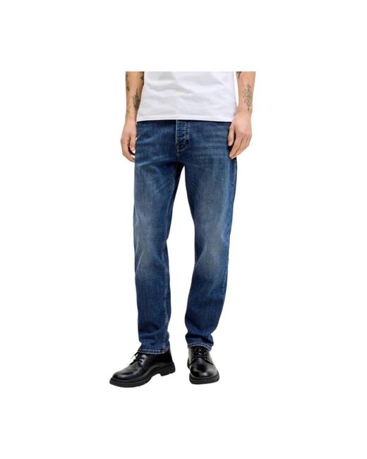 Jack & Jones Blue Straight Fit Jeans for men