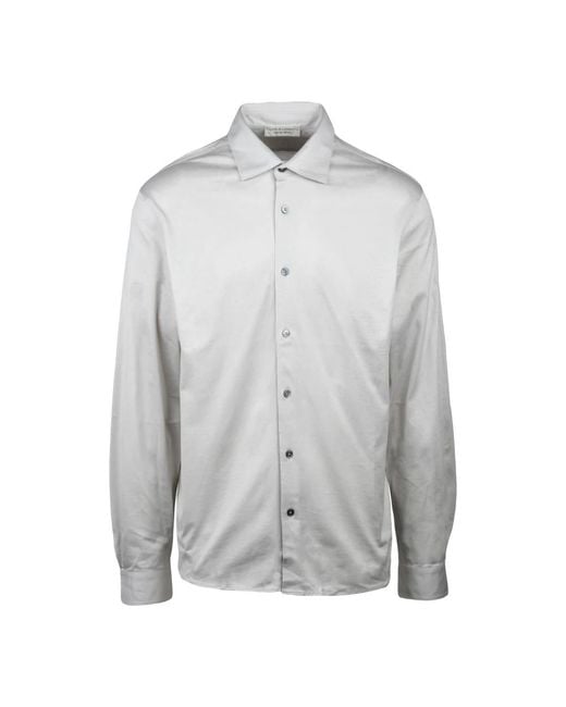FILIPPO DE LAURENTIIS Gray Casual Shirts for men