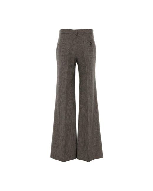 Stella McCartney Gray Wide Trousers