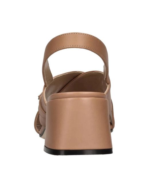 Sergio Rossi Brown High Heel Sandals
