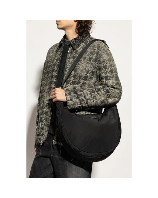 Represent Logo Schultertasche in Black für Herren