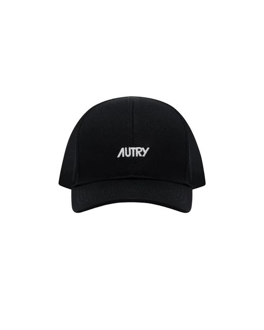 Autry Black Baseball Cap Mit Gesticktem Logo