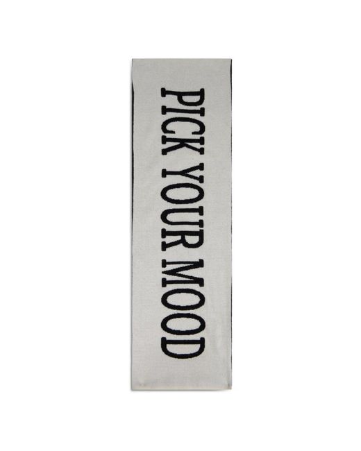 Alberta Ferretti Black Winter Scarves