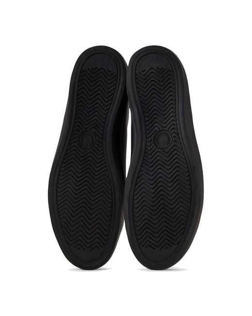 Fred Perry Black Sneakers for men