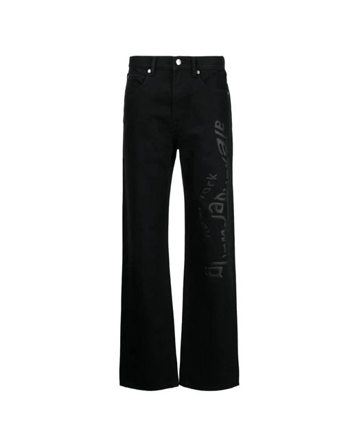 Alexander Wang Black Straight Jeans for men