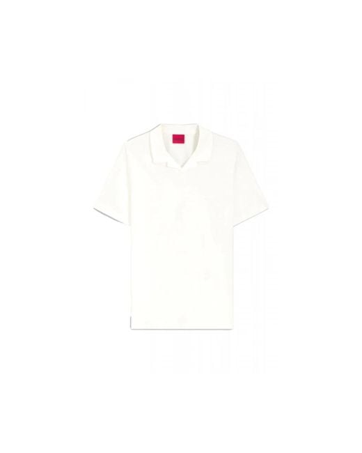 HUGO White Polo Shirts for men