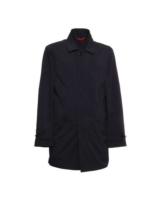 Fay Blue Single-Breasted Coats for men