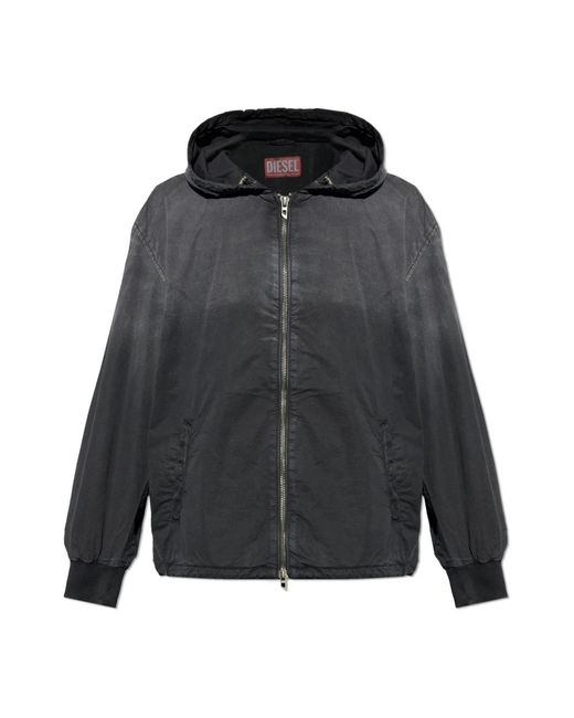 DIESEL Jassen ,Zwart ,Katoen Jacket J-Ade in het Black voor heren