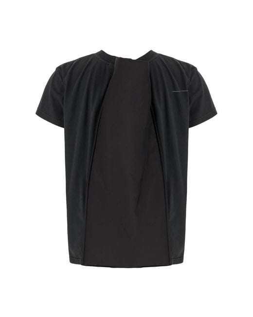 MM6 by Maison Margiela Black T-Shirts