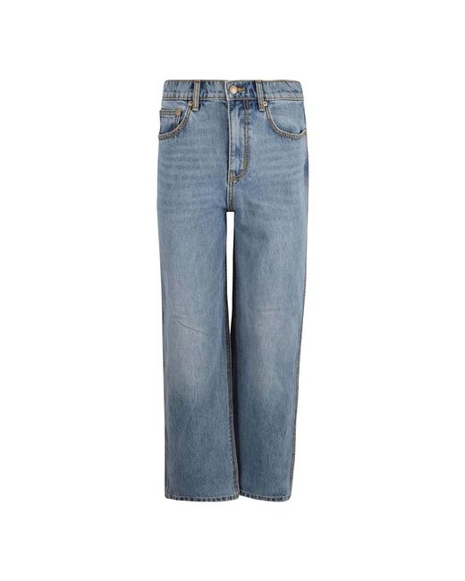 Tory Burch Blue Straight Jeans