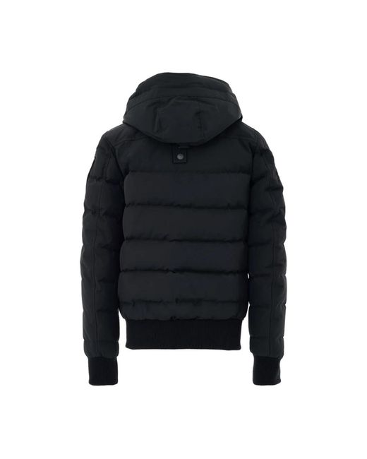 Moose Knuckles Black Winter Jackets