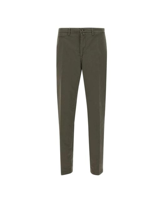 BRIGLIA Green Chinos for men