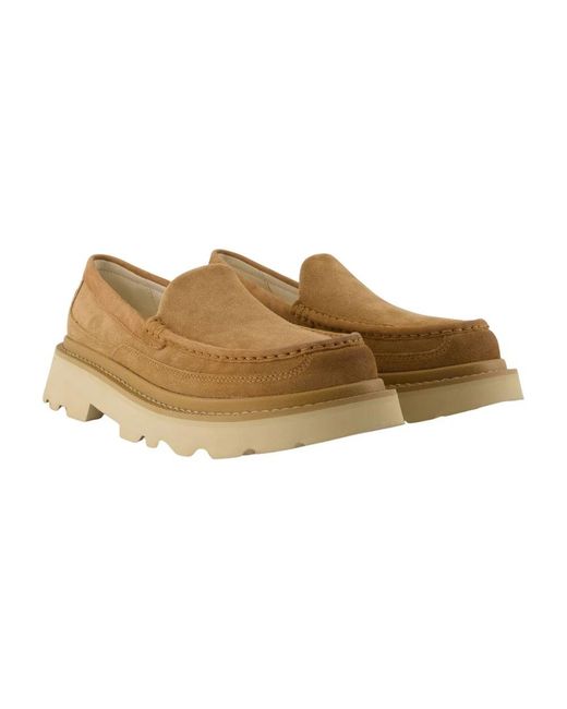Ugg Schoenen ,Bruin ,Wol Ascot Lug Mocassins in het Natural voor heren