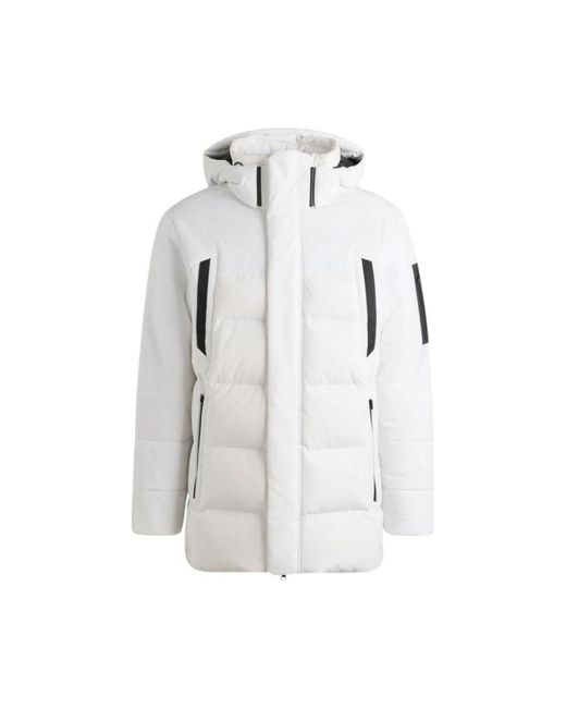 HUGO White Parkas for men
