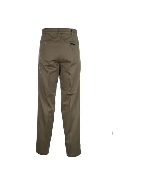 Prada Green Chinos for men