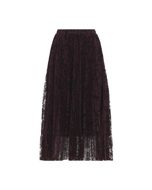 Ermanno Scervino Black Midi Skirts