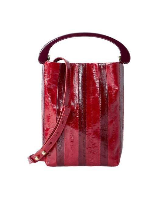 Dries Van Noten Red Cross Body Bags