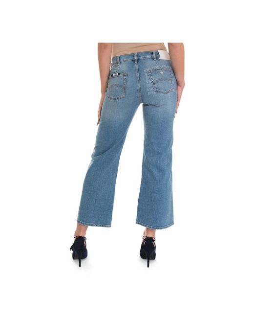 Jeans > cropped jeans Emporio Armani en coloris Blue