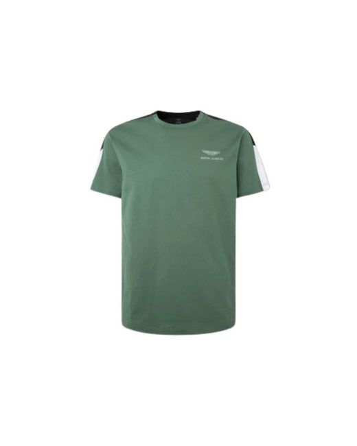 Hackett Baumwoll t-shirt in Green für Herren