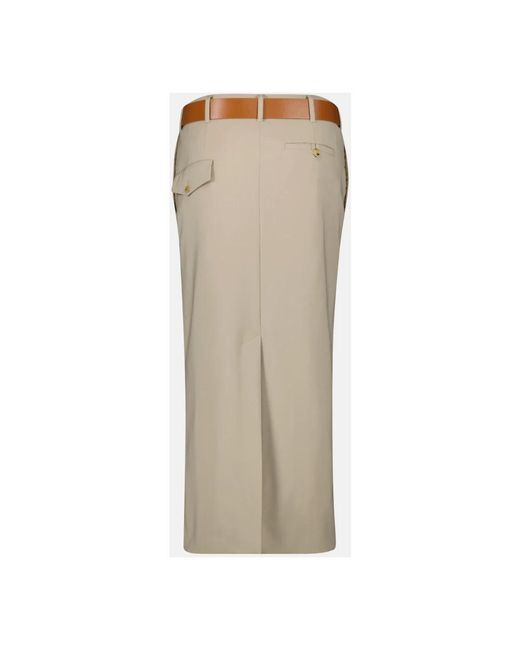 Moschino Natural Midi Skirts
