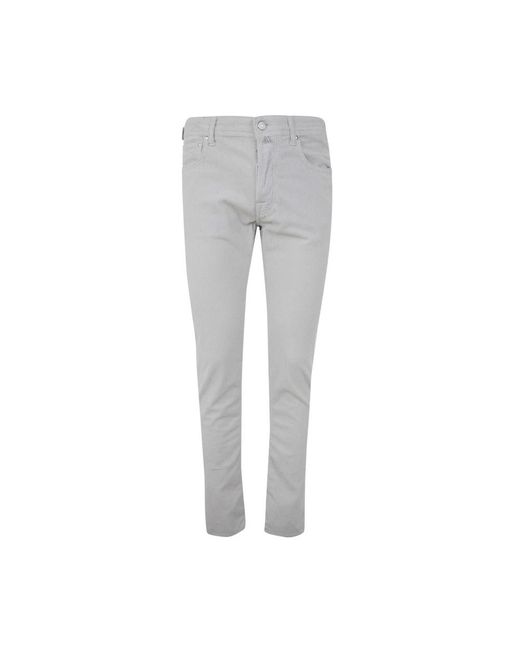 Jacob Cohen Gray Skinny Fit Jeans for men