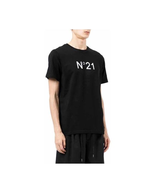 T-Shirts di N°21 in Black da Uomo