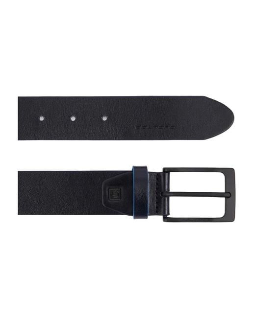 Piquadro Blue Belts for men