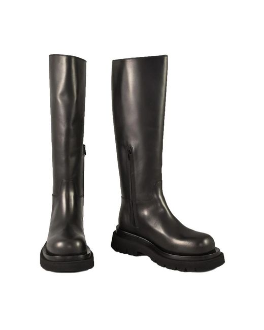 Bottega Veneta Black High Boots