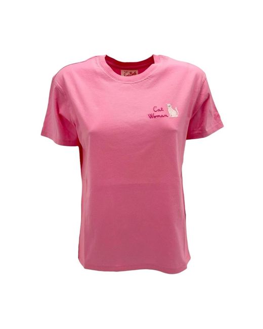 Mc2 Saint Barth Pink Rosa catwoman t-shirt und polo