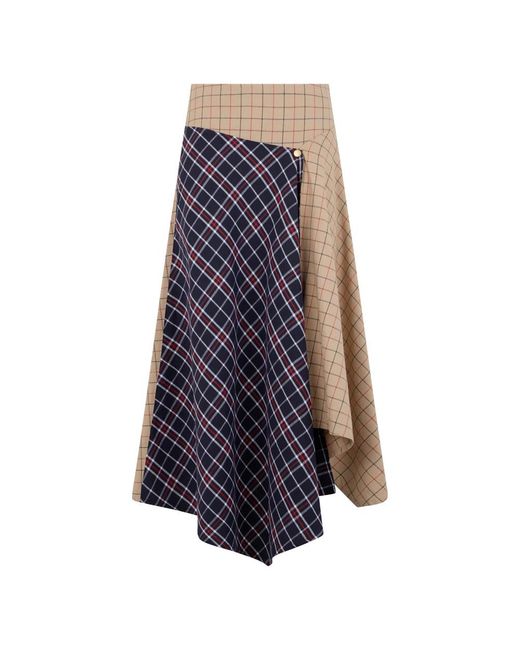 Barbour Blue Midi Skirts