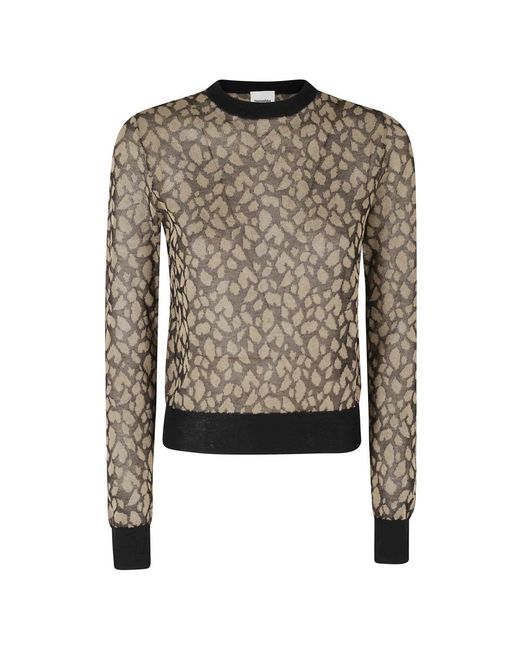 Nanushka Gray Round-Neck Knitwear