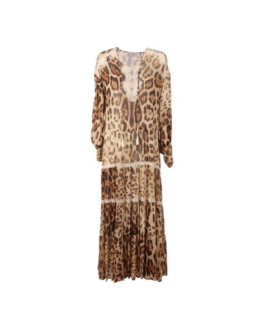 Ermanno Scervino Natural Maxi Dresses