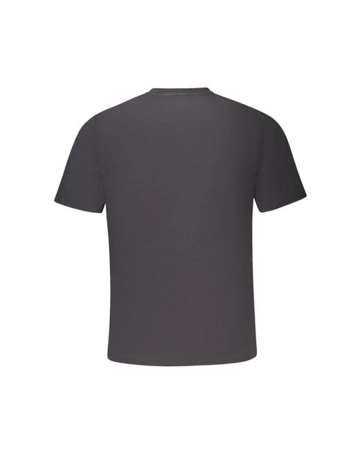 North Sails Tops ,Grijs ,Katoen Zwart Katoenen T-Shirt in het Black voor heren