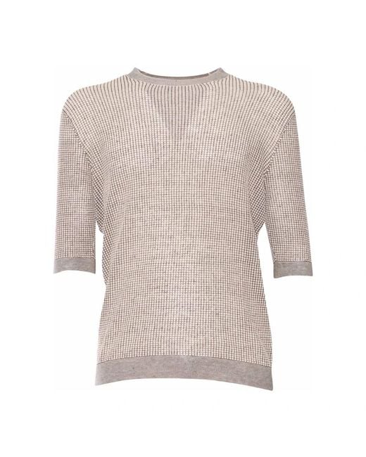 Ballantyne Brown Round-Neck Knitwear for men