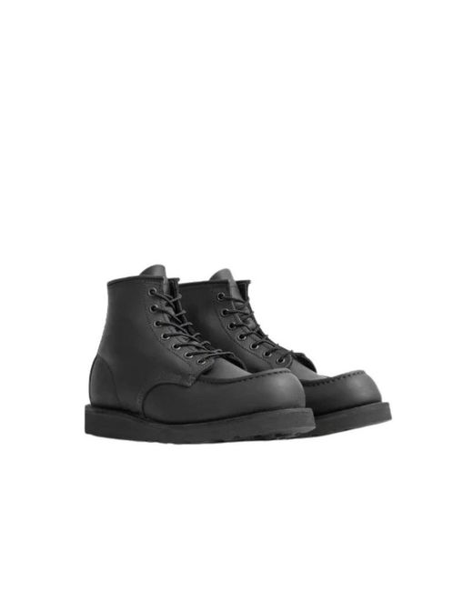 Red Wing Black 6 Inch Classic Moc for men