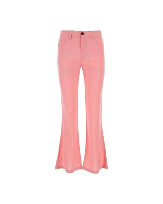 Pantaloni rosa in misto lana di Marni in Pink