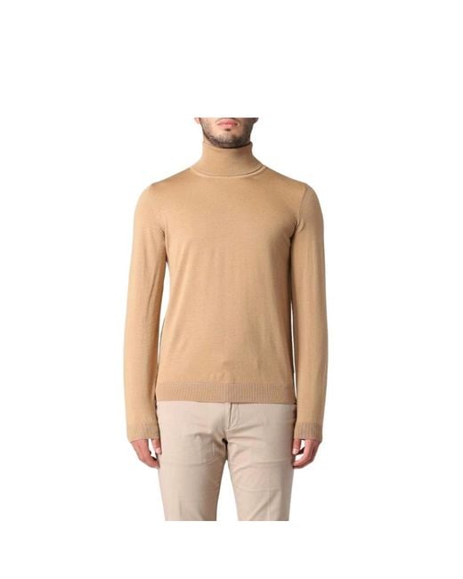 Boss Natural Turtlenecks for men