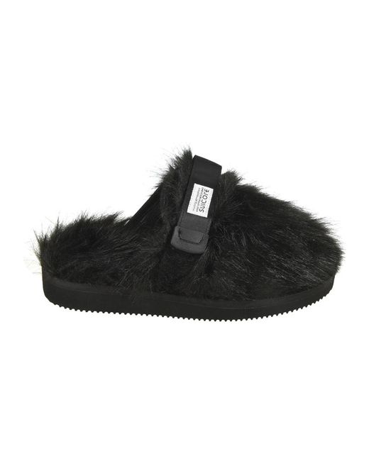 Suicoke Black Slippers