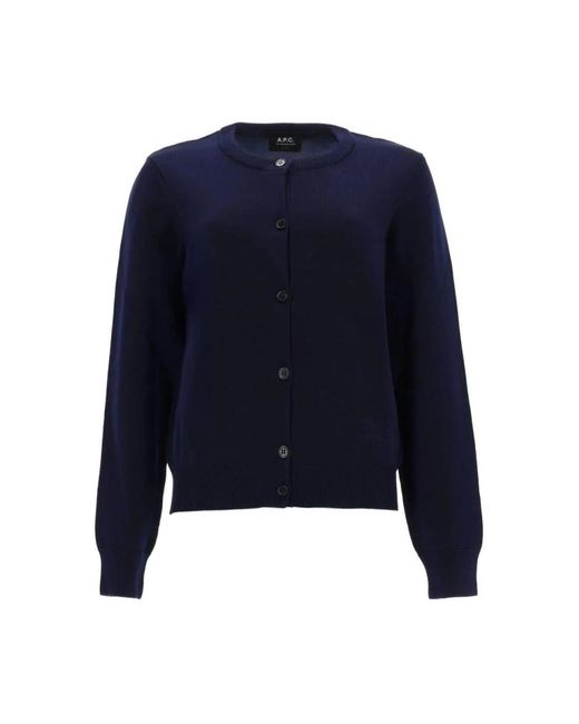 Cardigans A.P.C. de color Blue