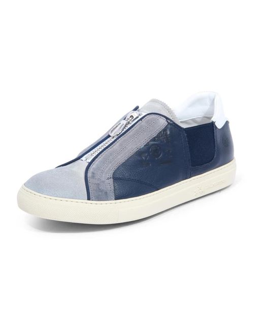 La Martina Blue Sneakers for men
