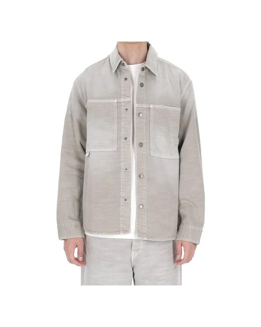 Haikure Gray Denim Jackets for men